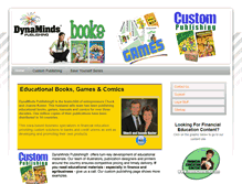Tablet Screenshot of dynamindspublishing.com